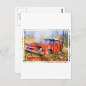 ジャンクヤードメモリーズレッドコルヴァエステーションワグ ポストカード (正面/裏面)