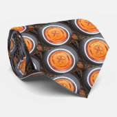 ジャンクヤードヴィンテージホイール、オレンジ色の白黒 ネクタイ (ロール)