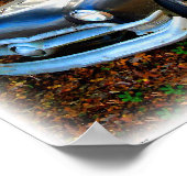 ジャンクヤード雑草の50台高速道路巡視車 ポスター (角)