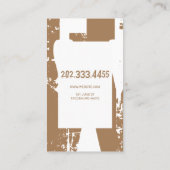 ジャンクヤード、スクラップメタル、リサイクル 名刺 (裏面)