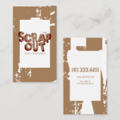 ジャンクヤード、スクラップメタル、リサイクル 名刺 (正面/裏面)