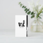 ジャンクヤード、スクラップメタル、リサイクル 名刺 (スタンド正面)