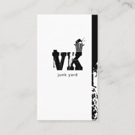 ジャンクヤード、スクラップメタル、リサイクル 名刺
