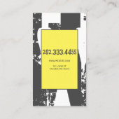 ジャンクヤード、スクラップメタル、リサイクル 名刺 (裏面)