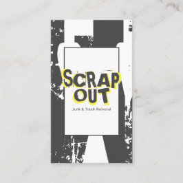 ジャンクヤード、スクラップメタル、リサイクル 名刺