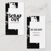 ジャンクヤード、スクラップメタル、リサイクル 名刺 (正面/裏面)