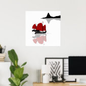 ジャンク中国のシップ ポスター (ホームオフィス)