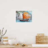 ジャンク中国のシップ ポスター (キッチン)