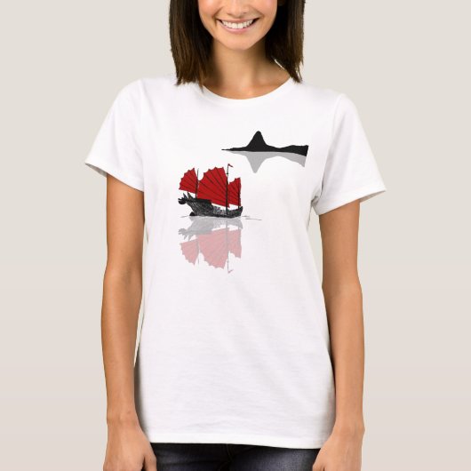 ジャンク中国のシップ Tシャツ (正面)