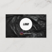 ジャンク削除ブラックテンプレート 名刺 (裏面)