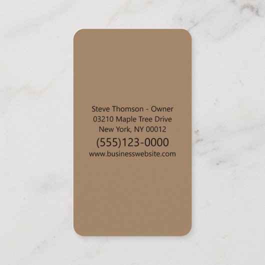 ジャンク取り出しゴミ運搬サービス 名刺 (裏面)