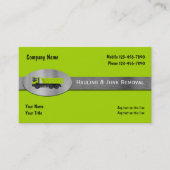 ジャンク取り外しはっきりしたビジネスモダンカードの運搬 名刺 (正面)