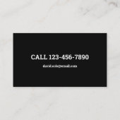 ジャンク自動車難破除去リサイクル名刺 名刺 (裏面)