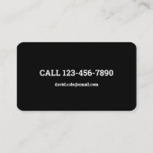 ジャンク自動車難破除去リサイクル 名刺 (裏面)