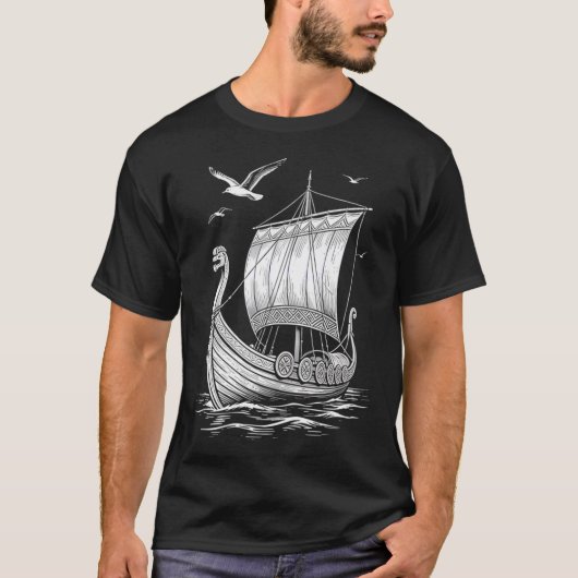 ジャンク船 Tシャツ (正面)