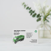 ジャンク除去会社 名刺 (スタンド正面)