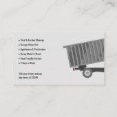 ジャンク除去会社 名刺 (裏面)