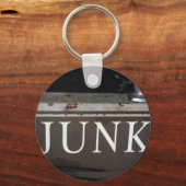 ジャンク:ヴィンテージ牽引トラックの標識 キーホルダー (正面)