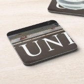 ジャンク：ヴィンテージ牽引トラックの標識 コースター (左側)