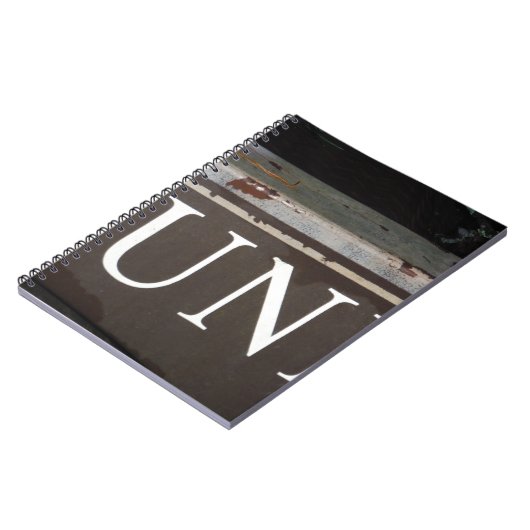 ジャンク：ヴィンテージ牽引トラックの標識 ノートブック (左側)