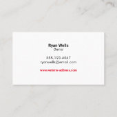 ジャンク&廃棄物運搬 名刺 (裏面)