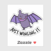 ジャングイットおもしろいこうもりパン シール (シート)