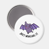 ジャングイットおもしろいこうもりパン マグネット (正面/裏面)