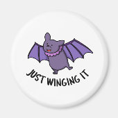 ジャングイットおもしろいこうもりパン マグネット (正面)