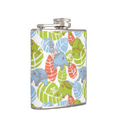 ジャングカラフルルゾウ フラスク (右)