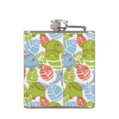 ジャングカラフルルゾウ フラスク (裏面)