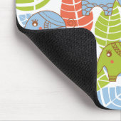 ジャングカラフルルゾウ マウスパッド (コーナー)