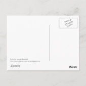 ジャングカラフルル動物 ポストカード (裏面)