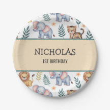 ジャングパーソナライズされたルサファリ動物の水色