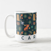 ジャングパーソナライズされたルレオパード・マグ | カスタムカップ コーヒーマグカップ (左)