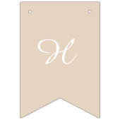 ジャングモダンル自然ントーンハッピーバースデー バンティングフラッグ (第2の旗)