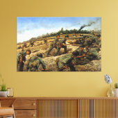 ジャングリーズオンビアクバイキースロッコプリント キャンバスプリント (インサイチュ (リビング))