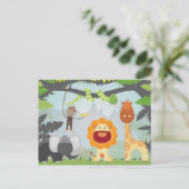 ジャングルおもしろい ポストカード (スタンド正面)