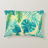 ジャングルから採れる熱帯植物の青々とした緑。エンドル アクセントクッション (裏面)