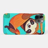 ジャングルつるの可愛いナマケモノ Case-Mate iPhoneケース (裏面(横))