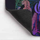 ジャングルでカラフルチーズを持つマウスパッド マウスパッド (コーナー)