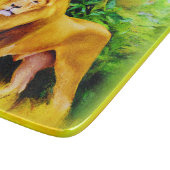 ジャングルでライオンの王。買今 カッティングボード (角)