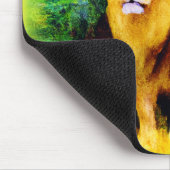 ジャングルでライオンの王。買今 マウスパッド (コーナー)