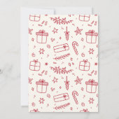 ジャングルとミングルお洒落サンタクリスマスパーティー 招待状 (裏面)