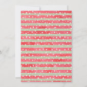 ジャングルとミングルクリスマスジンジャーブレッドパーティー 招待状 (裏面)