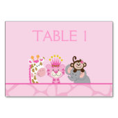 ジャングルと友人のクイーンCustomizedTableカード テーブルナンバー (裏面)