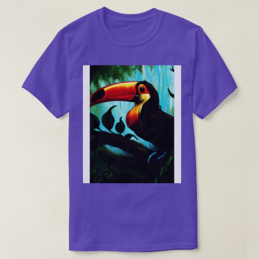 ジャングルにトカン Tシャツ (デザイン正面)