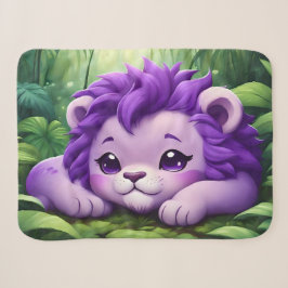 ジャングルに咲く紫の獅子の子 シェルパブランケット