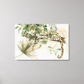 ジャングルに潜むチーター キャンバスプリント (正面)