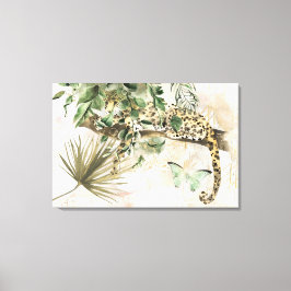 ジャングルに潜むチーター キャンバスプリント