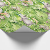 ジャングルに眠る森の動物 ラッピングペーパー (角)